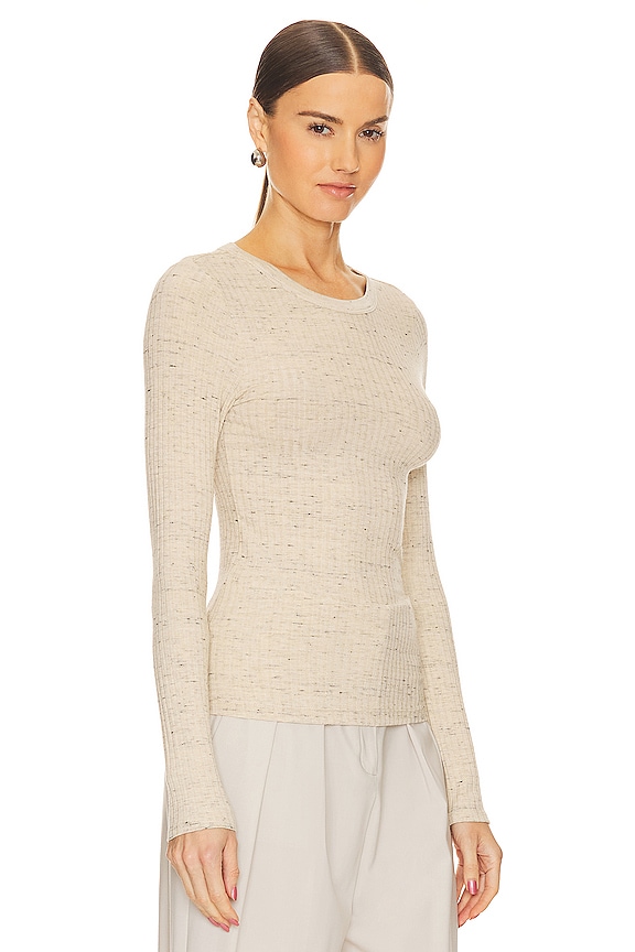 view 2 of 4 Long Sleeve Crew in Natural