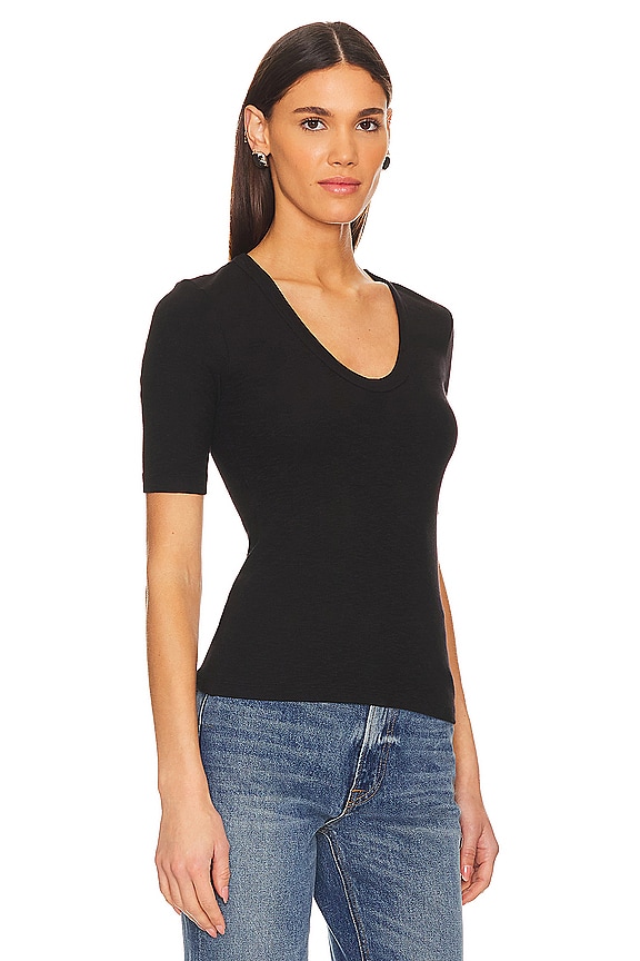 view 2 of 4 ФУТБОЛКА С КОРОТКИМИ РУКАВАМИ in Black