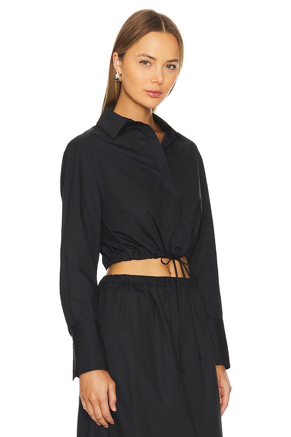 view 2 of 4 Drawcord Shirt in Black