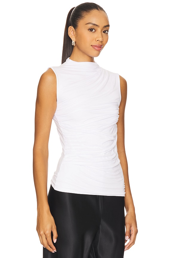 view 2 of 4 민소매 트위스트 탑 in White