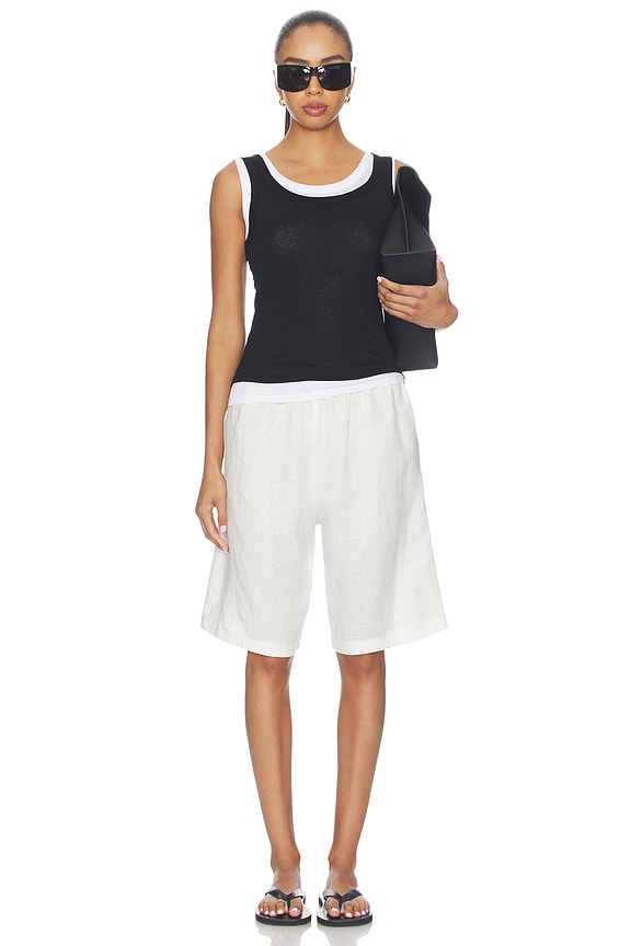 Tissue Jersey Layered Tanks