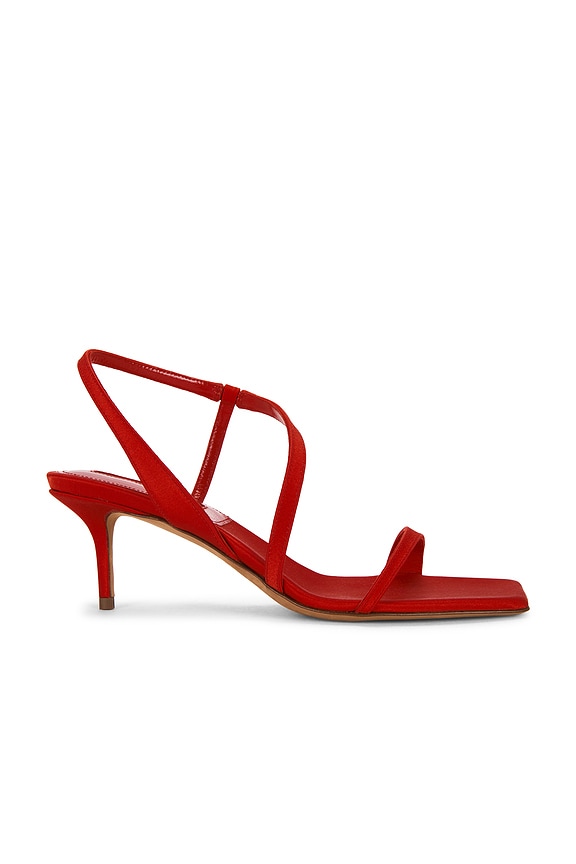 view 1 of 5 Delicat Heel in Red Satin