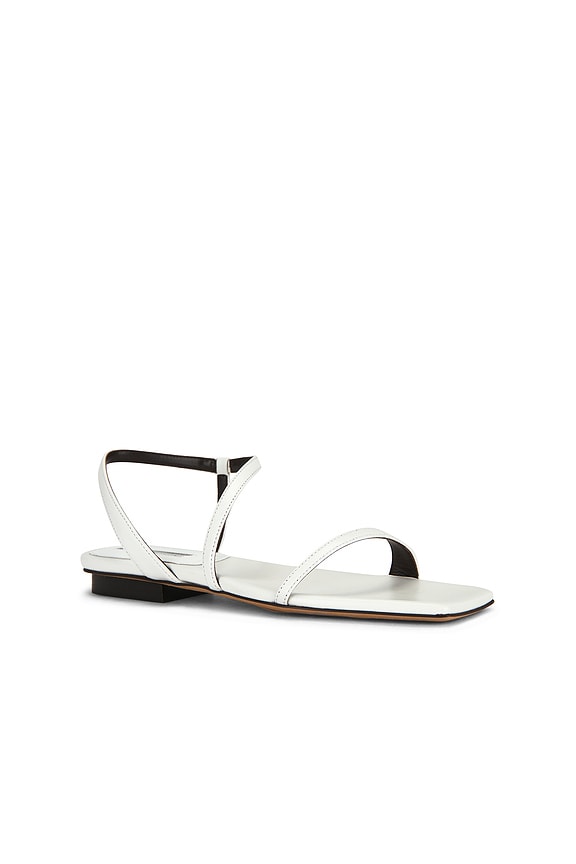 view 2 of 5 SANDALIA DELICE in Optic White Nappa