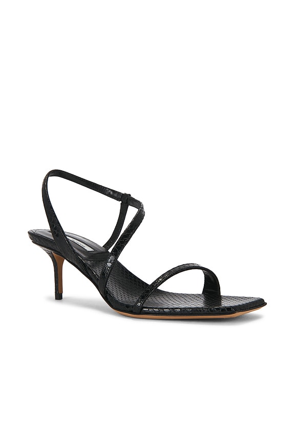 view 2 of 5 Delicat Heel in Black Embossed Snake Print