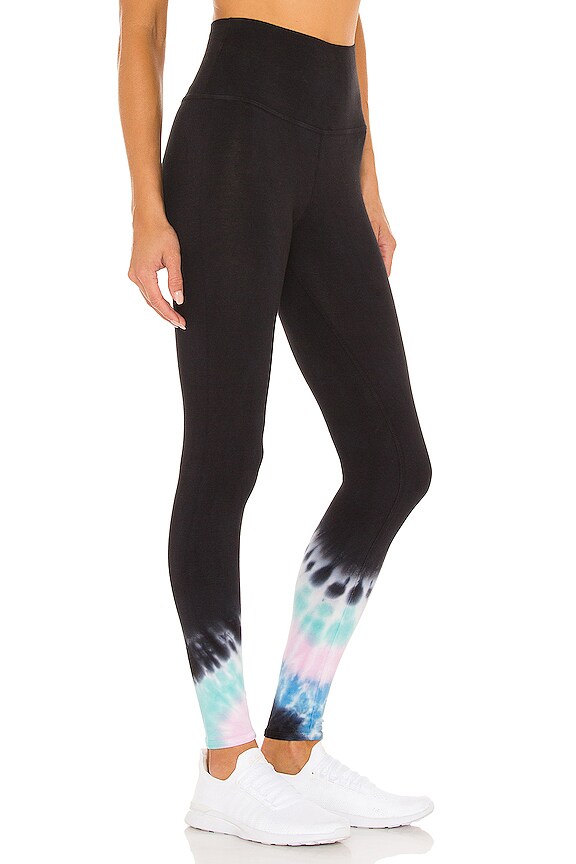 view 2 of 4 Sunset Legging in Onyx, Azul, & Peony