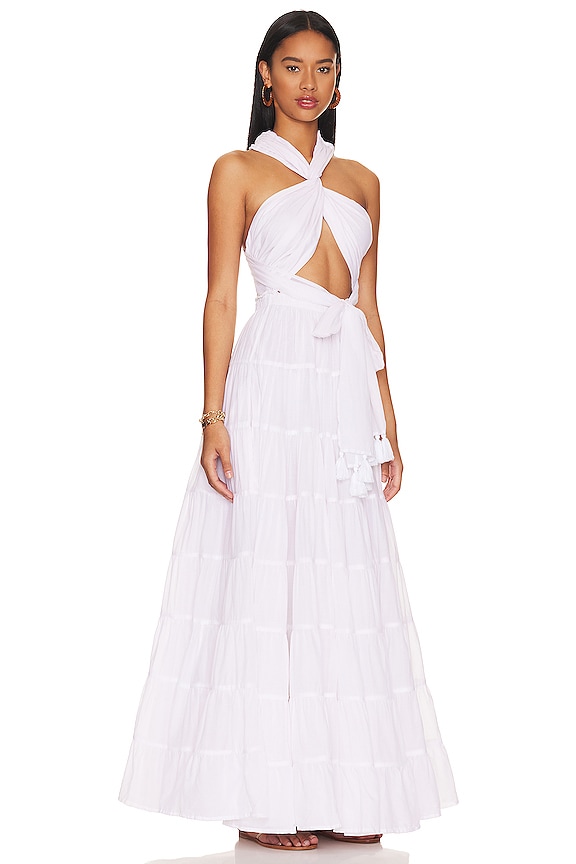view 2 of 3 Selma Maxi Dress in Pure White