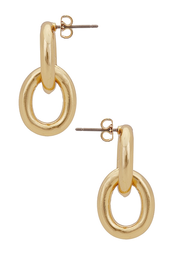 view 2 of 2 СЕРЬГИ LEVI in Gold