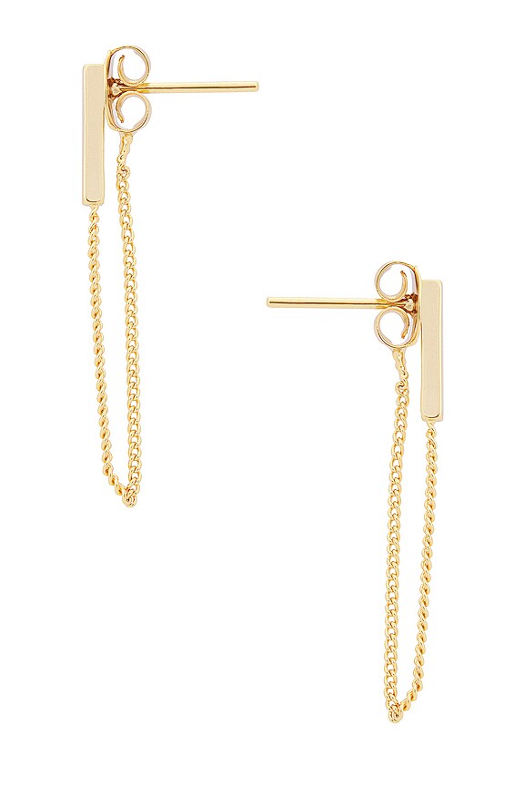 view 2 of 2 BOUCLES D'OREILLES WILLOW in Gold