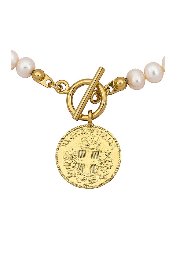 view 2 of 3 Gemma Necklace in Pearl