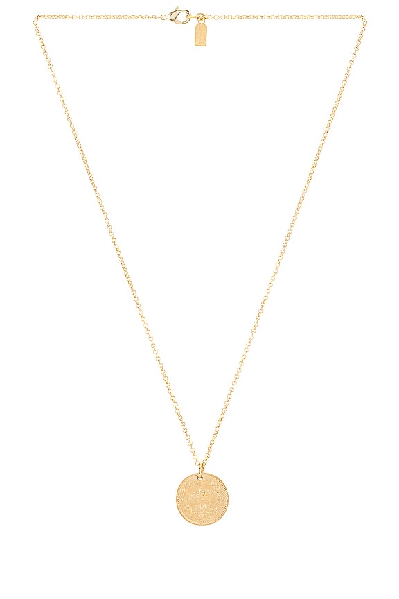Electric Picks Jewelry Fortune Necklace in Gold | REVOLVE