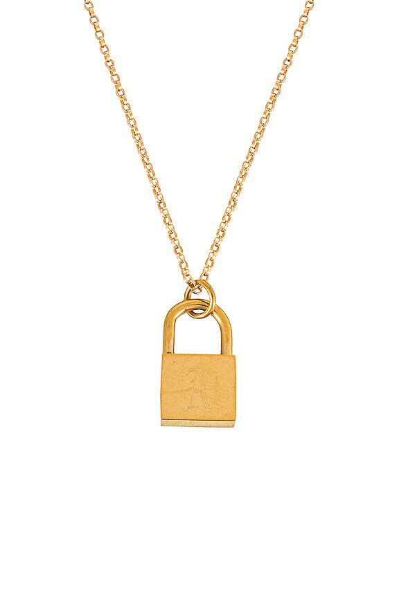 view 2 of 3 Love Letter Initial Necklace in Gold