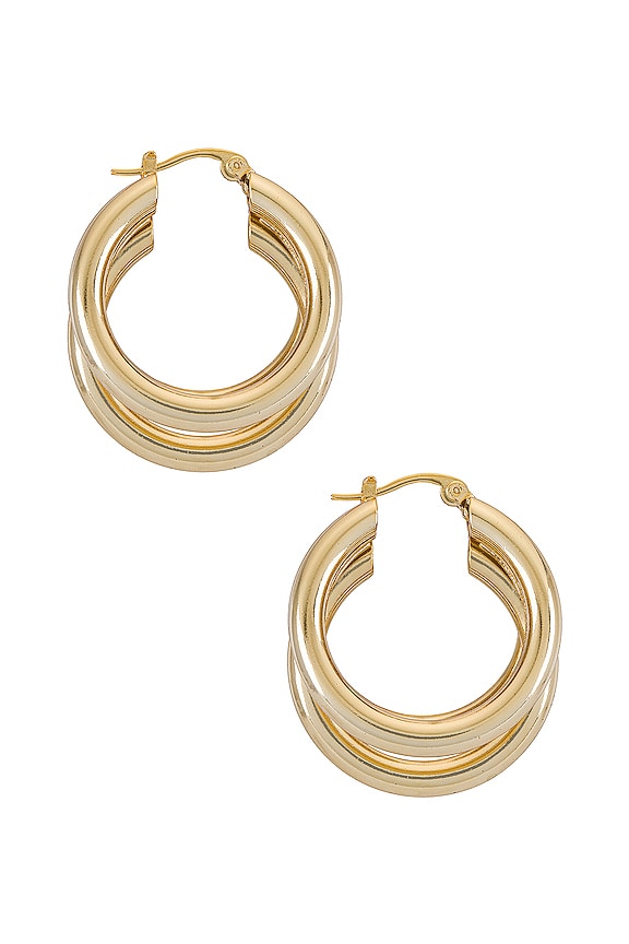 view 2 of 3 Nirvana Earrings in Gold