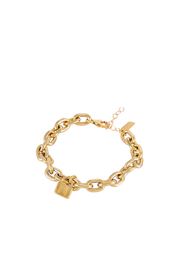 Electric Picks Jewelry Refine Bracelet in Gold | REVOLVE
