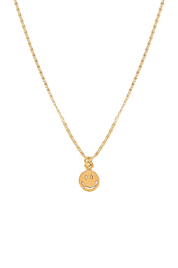 view 2 of 3 Happy Necklace in Gold