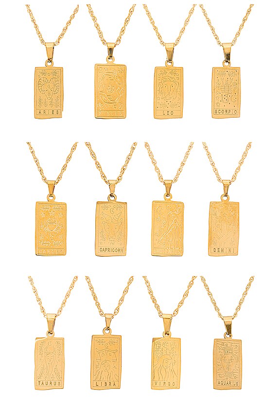 view 1 of 5 COLLIER TAROT in Gold