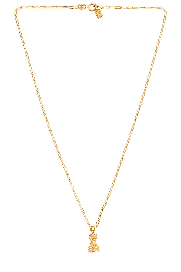 view 1 of 2 COLLIER QUEEN'S GAMBIT in Gold