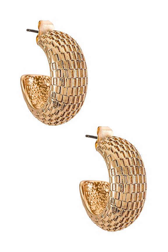 view 1 of 3 Dyrbar Earrings in Gold