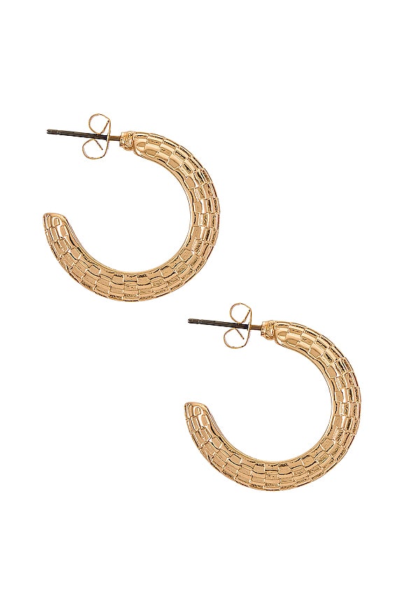 view 2 of 3 Dyrbar Earrings in Gold