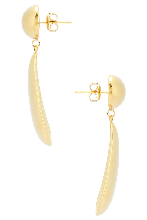 view 2 of 2 Ball & Drop Earrings in Gold