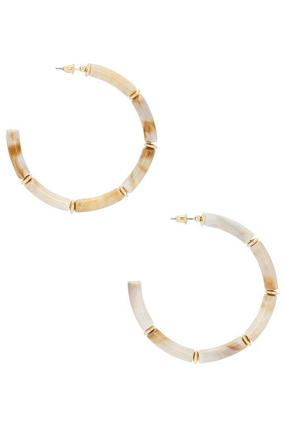 view 2 of 3 Bamboo Hoops in Natural