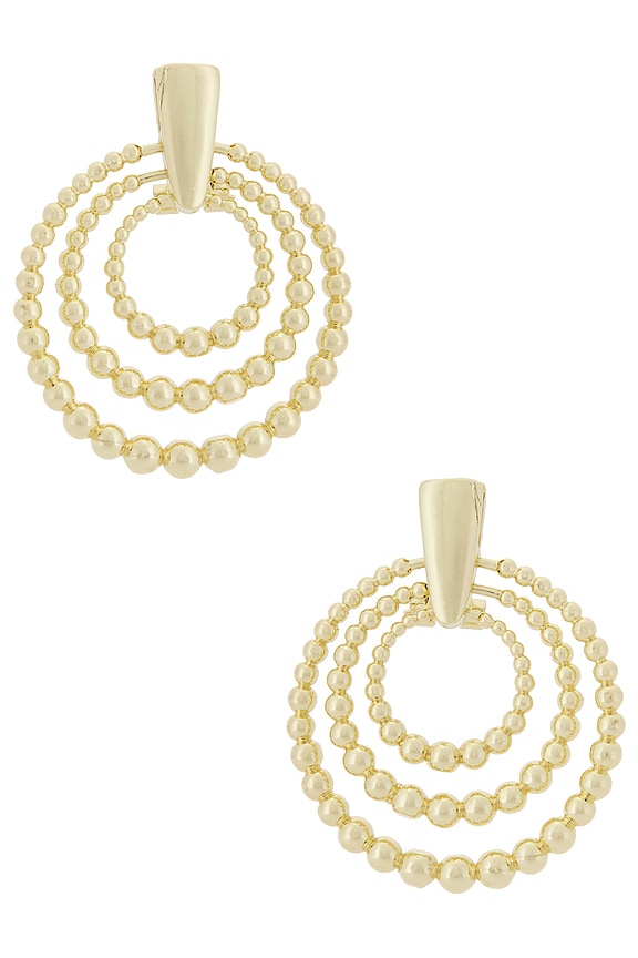view 1 of 2 PENDIENTES DE ARO in Gold