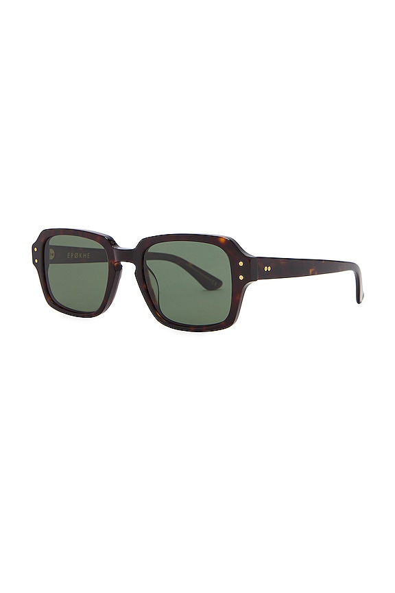 view 2 of 3 Wilson Sunglasses in Tortoise Polished & Green Polarized