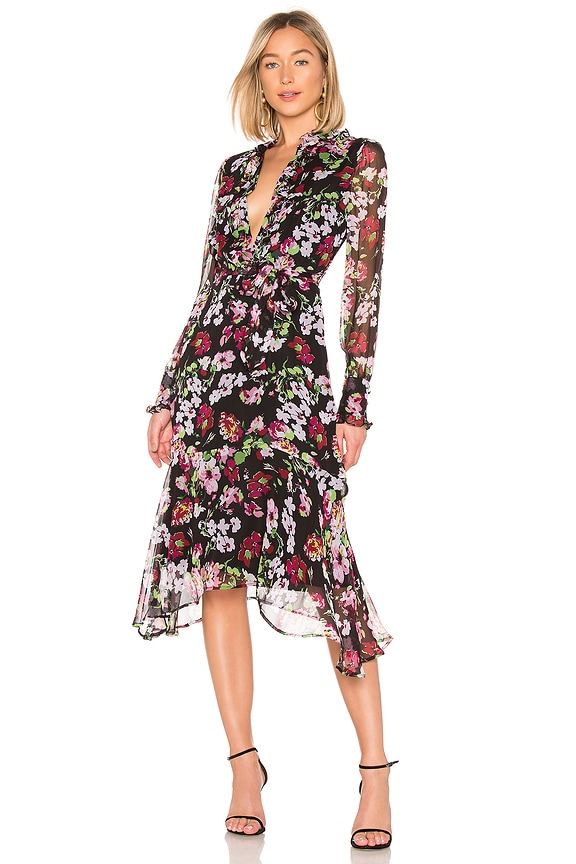 view 1 of 3 Palo Dress in True Black Multi