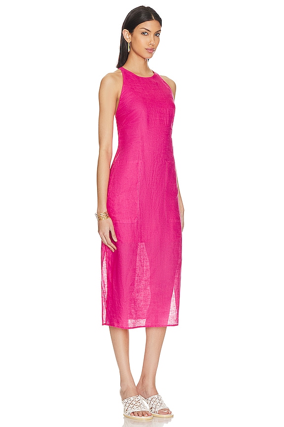 view 2 of 3 Bellamy Dress in Raspberry Sorbet