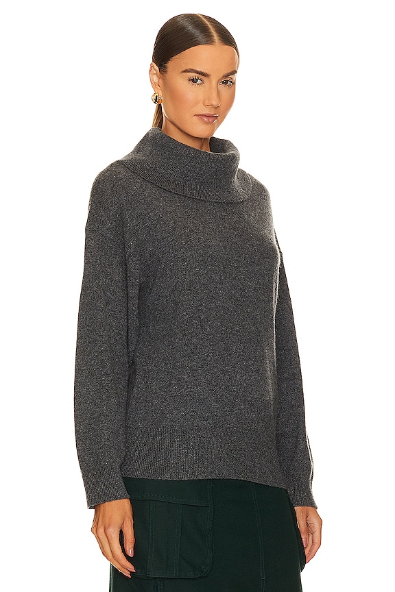 view 2 of 4 Mathilde Turtleneck Sweater in Heather Grey