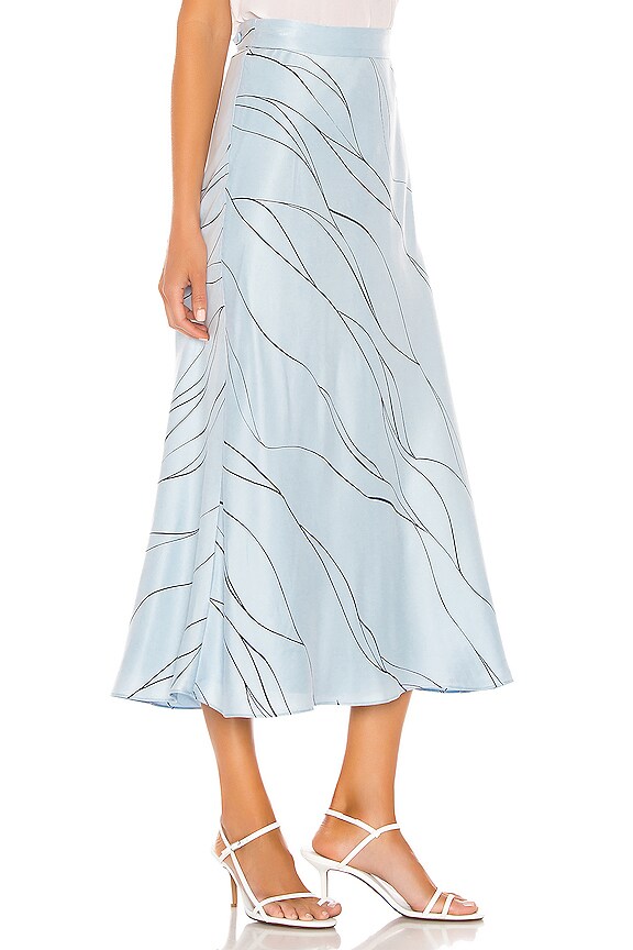 view 2 of 4 Iva Skirt in Bleu Aere & Eclipse