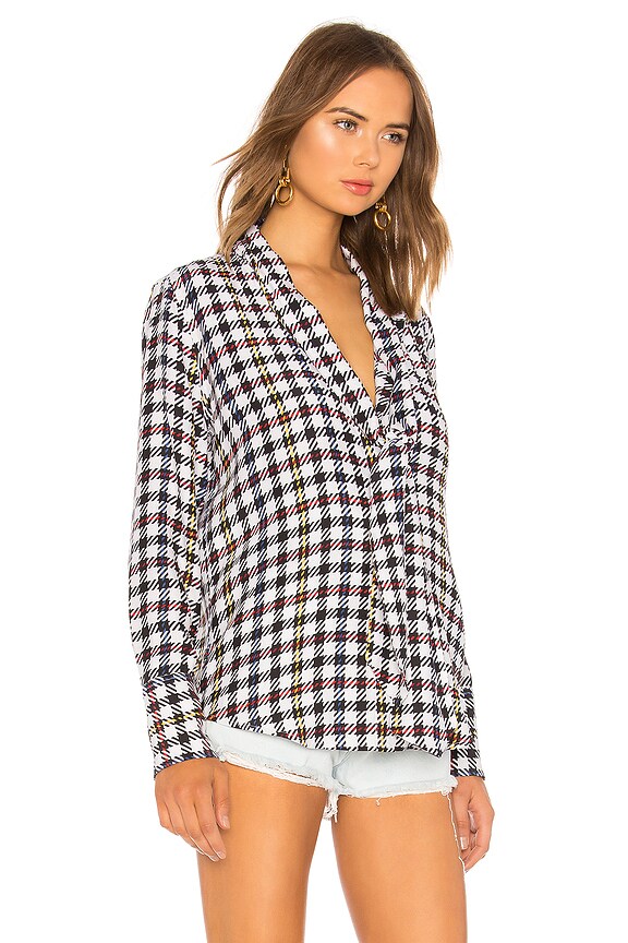 view 2 of 4 VESTE LUIS in Houndstooth