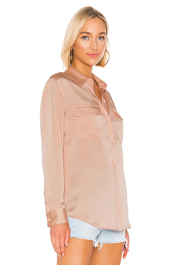 view 2 of 4 Slim Signature Top in Rose Cloud