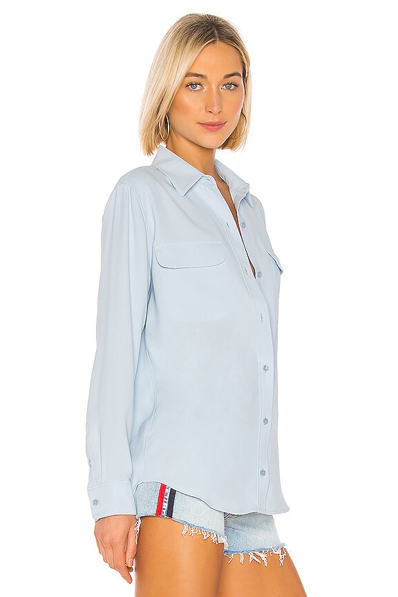 view 2 of 4 SIGNATURE 블라우스 in Bleu Aere