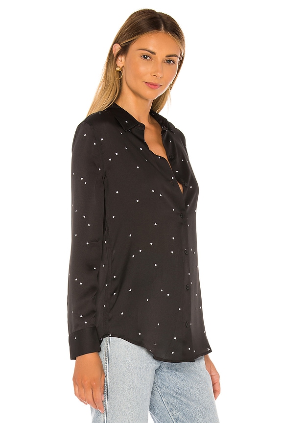 view 2 of 5 Essential Blouse in True Black & Bright White