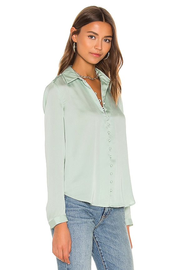 view 2 of 4 Fleur Top in Silt Green