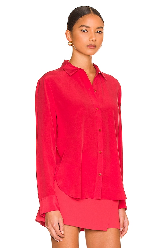 view 2 of 4 Leema Blouse in Tango Red