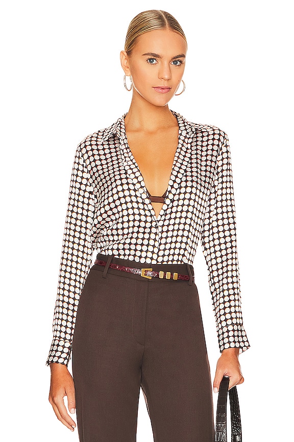 view 1 of 4 Leema Blouse in Nature White Multi