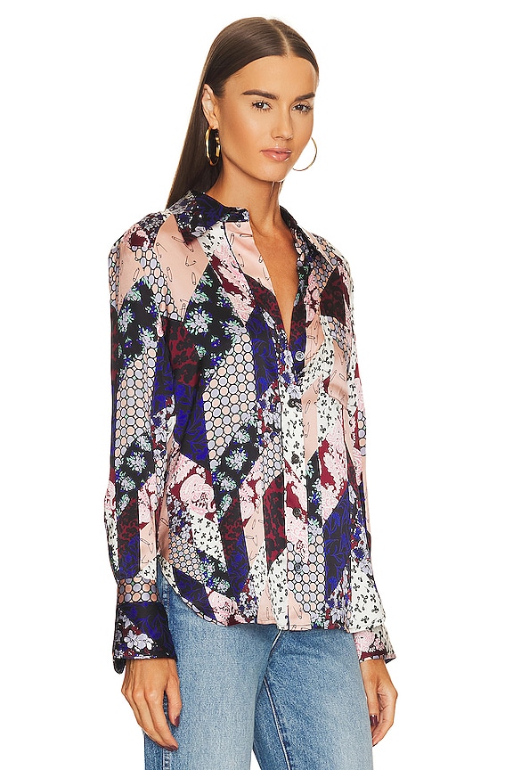 view 2 of 4 CHEMISE QUINNE in Misty Rose Multi