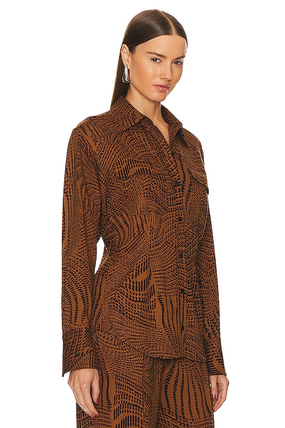 view 2 of 5 РУБАШКА 801 SIGNATURE in Emperador & True Black