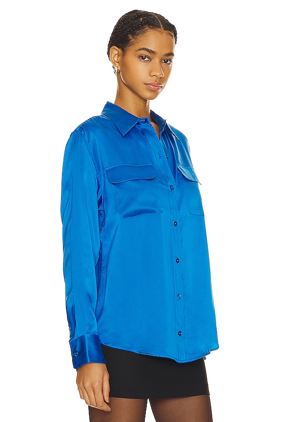 view 2 of 4 Signature Top in Directoire Blue