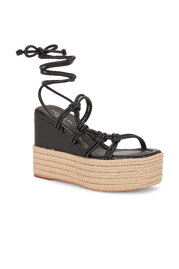 view 2 of 5 COMPENSÉES PELAGIA ESPADRILLE in Florence Black