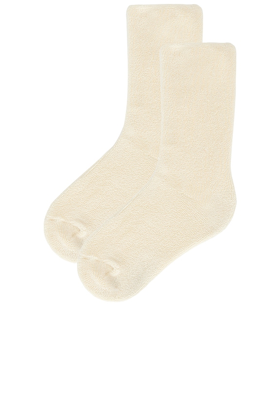 view 2 of 2 Lounge Socks in Cream