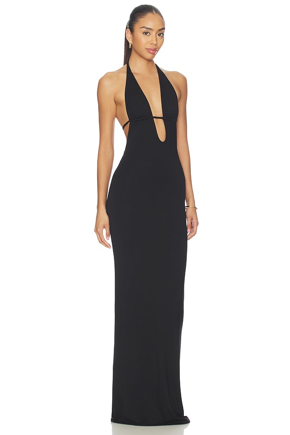 view 2 of 3 ROBE MAXI GIGI in Black