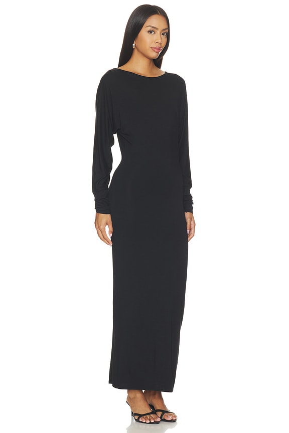 view 2 of 3 Mountain Soft Jersey Midi Dress in Black