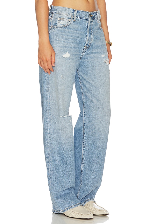 view 2 of 6 Saint Boyfriend Jean in Light Indigo