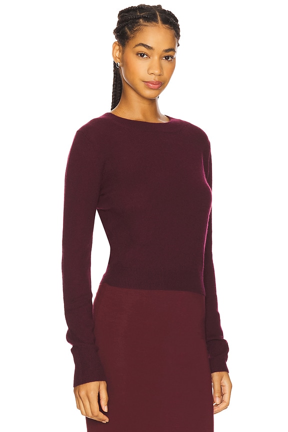 view 2 of 4 Francis Cashmere Sweater in Oxblood