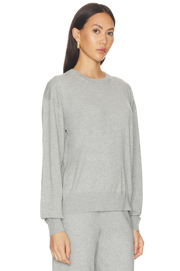 view 2 of 4 SUÉTER DE ALGODÓN Y CASHMERE BROCK  in Grey