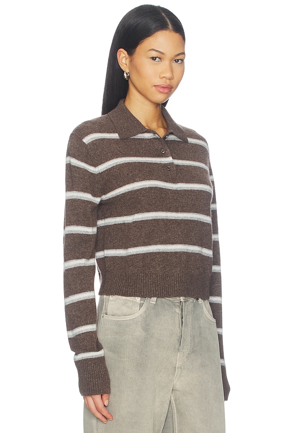 view 2 of 4 Barrett Sweater in Mushroom Stripe