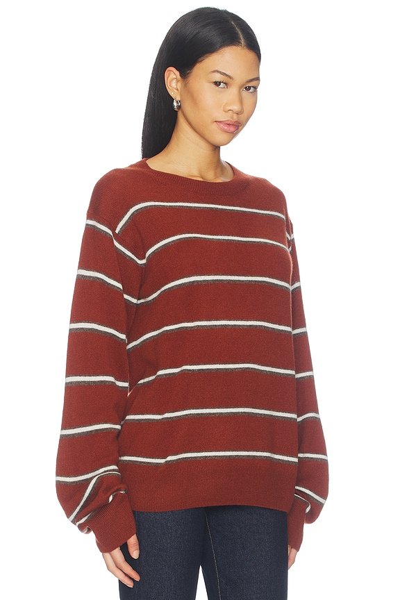 view 2 of 4 James Sweater in Rust Stripe