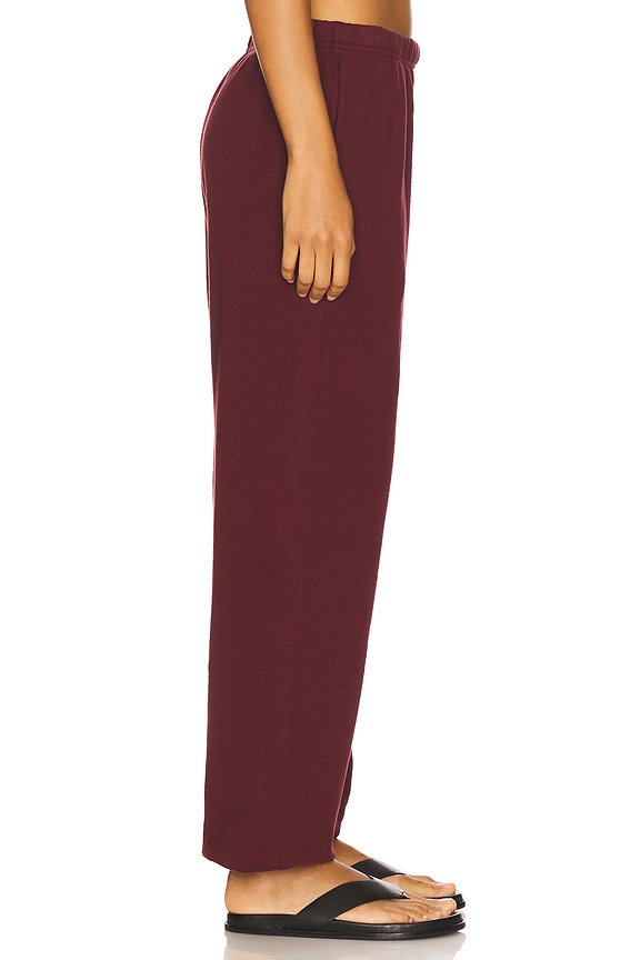view 2 of 6 PANTALON SWEAT BOYFRIEND in Oxblood